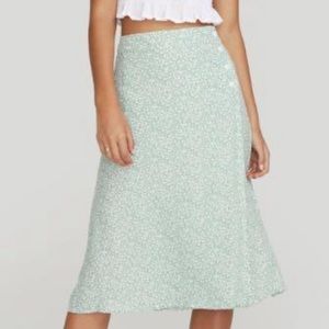 NWOT Faithfull the Brand Kaia Floral Midi Skirt